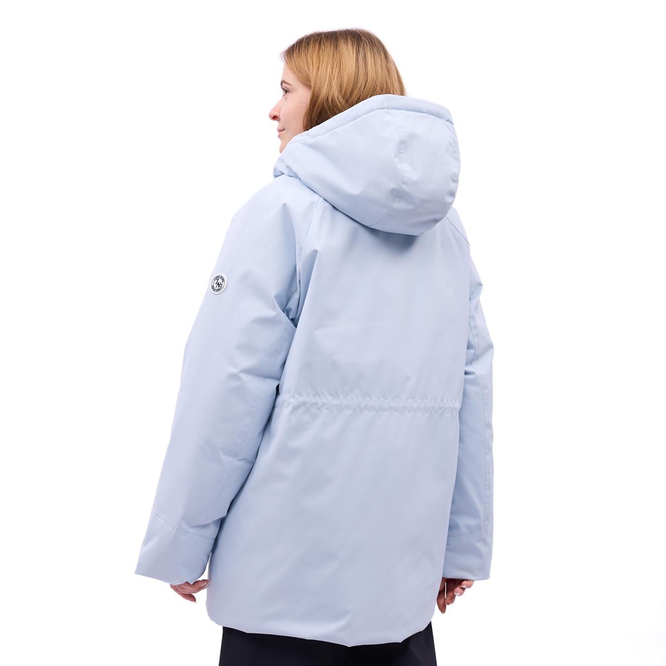 AYMV296-6 Пуховик длинный Sports Style синий